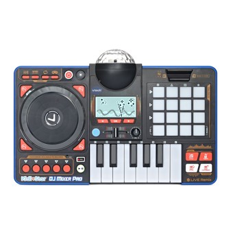 VTech Kidi Star DJ Mixer Pro Kids Real Music Turntable, Piano and